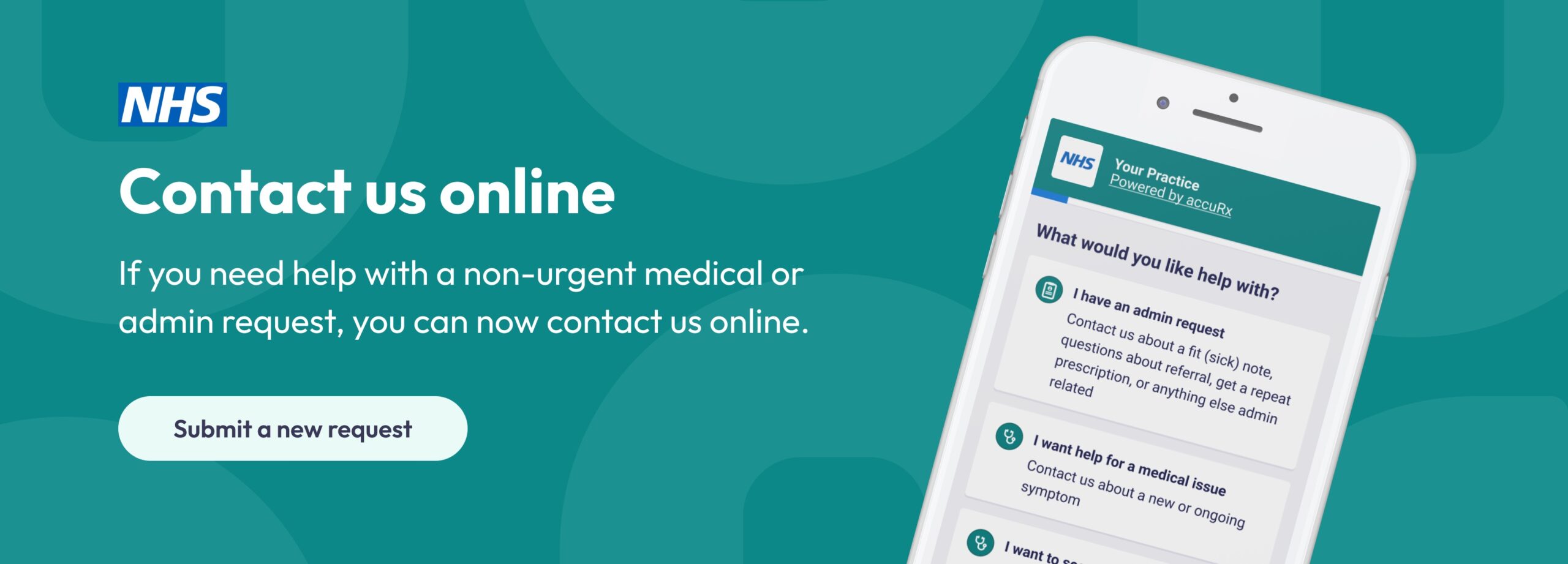 contact your gp practice using an online form